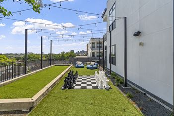 Three rooftop terraces
